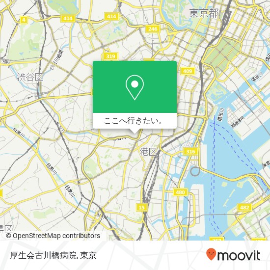 厚生会古川橋病院地図