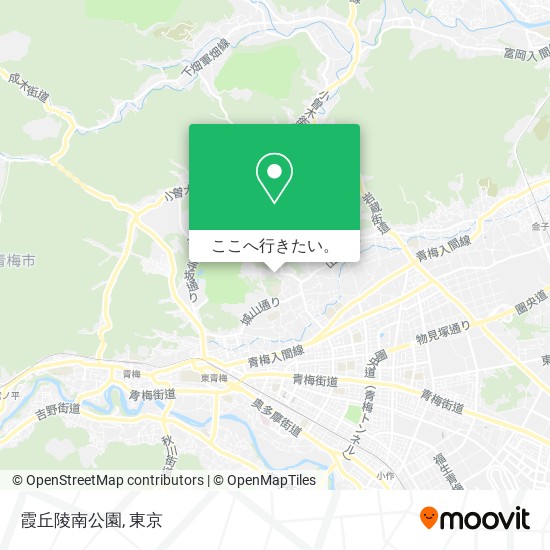 霞丘陵南公園地図