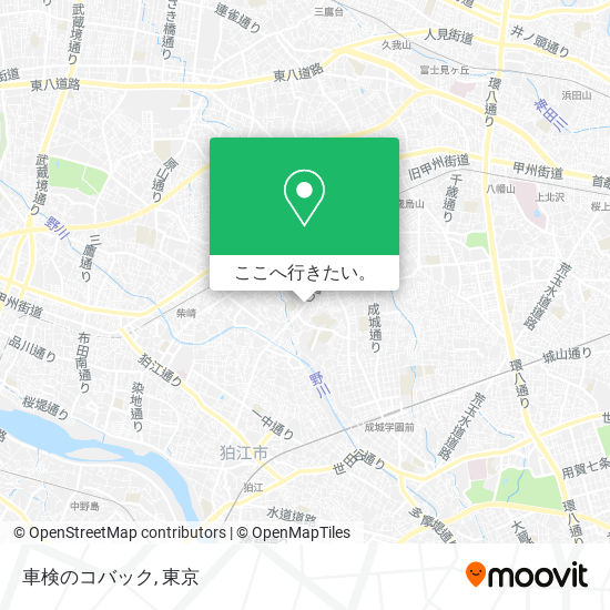 車検のコバック地図