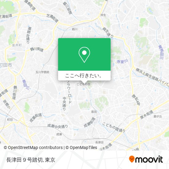 長津田９号踏切地図