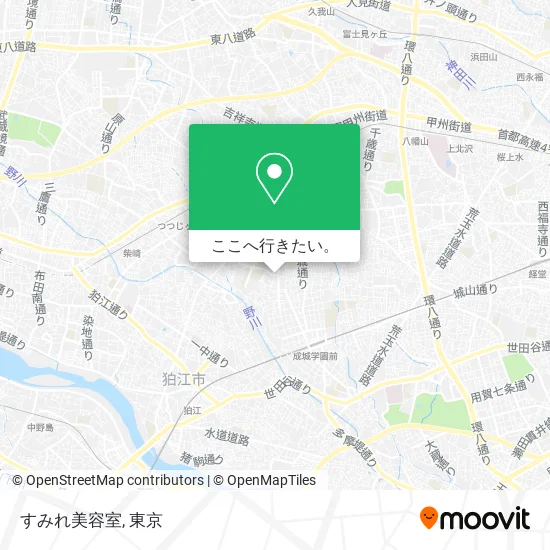すみれ美容室地図
