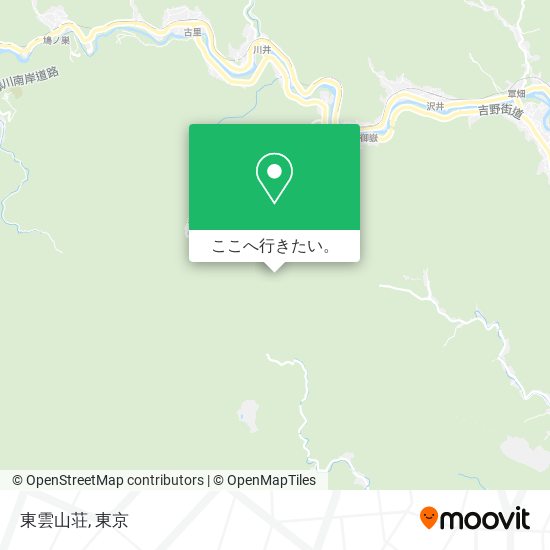 東雲山荘地図