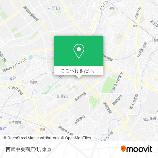 西武中央商店街地図