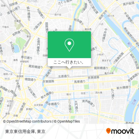 東京東信用金庫地図