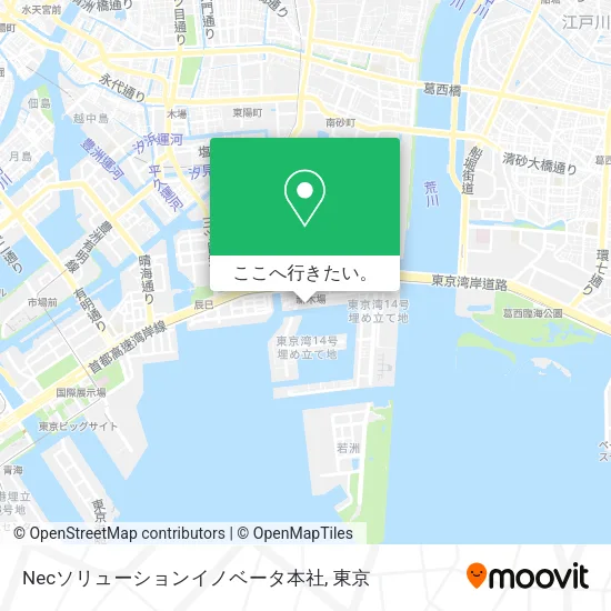 Necソリューションイノベータ本社地図