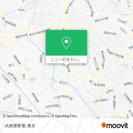 武南警察署地図