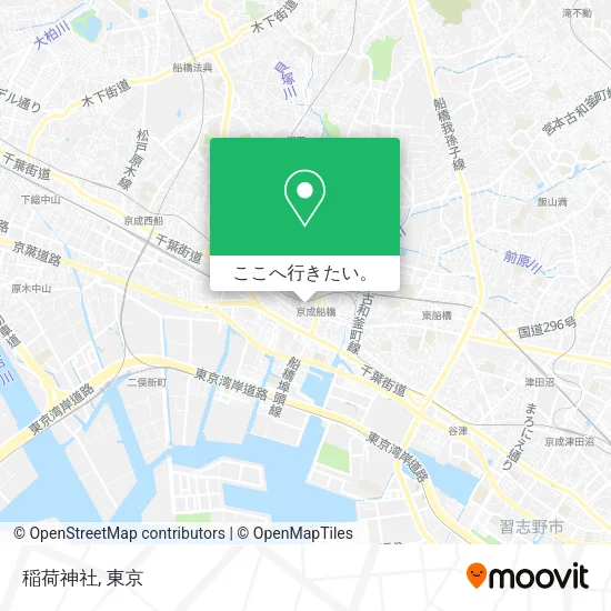 稲荷神社地図