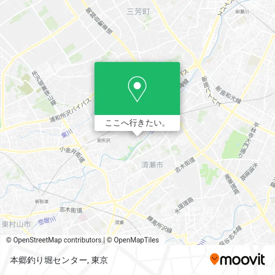 本郷釣り堀センター地図
