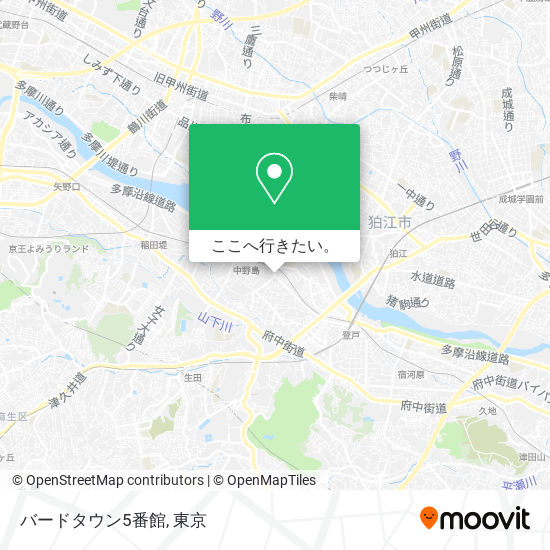 バードタウン5番館地図