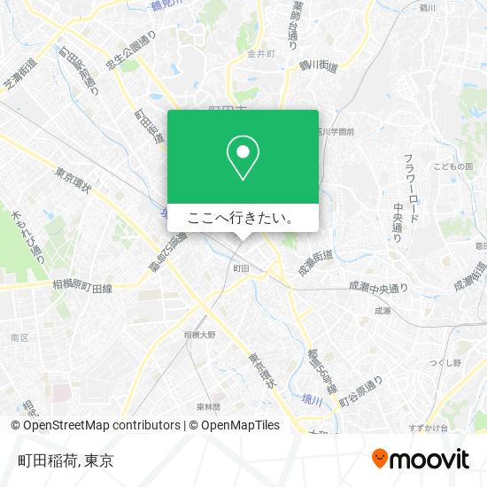 町田稲荷地図