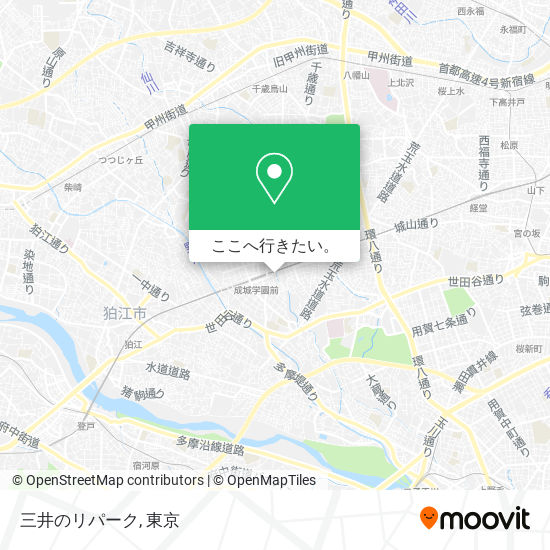 三井のリパーク地図