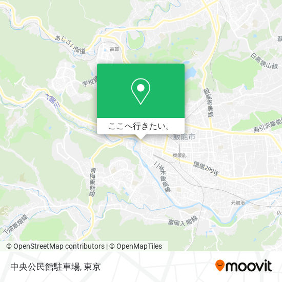 中央公民館駐車場地図