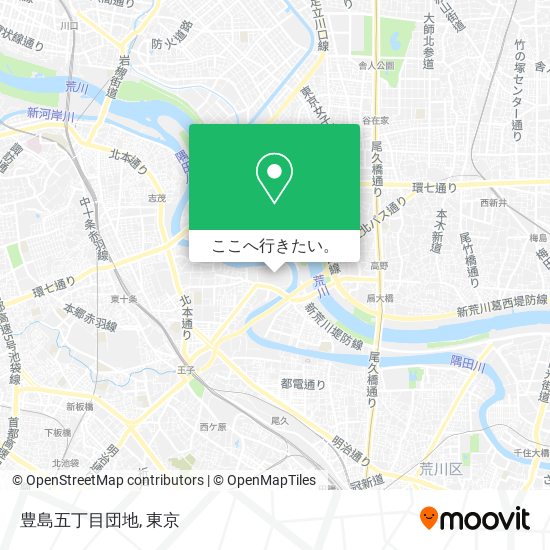 豊島五丁目団地地図