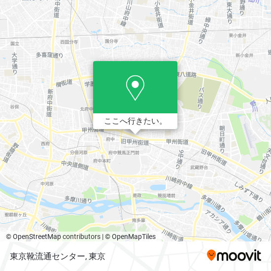 東京靴流通センター地図