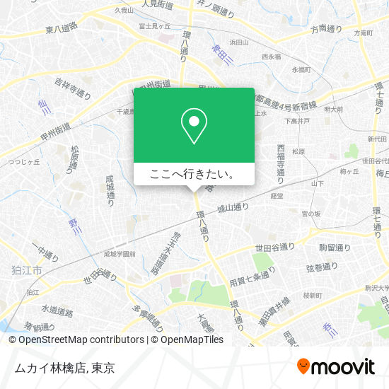 ムカイ林檎店地図