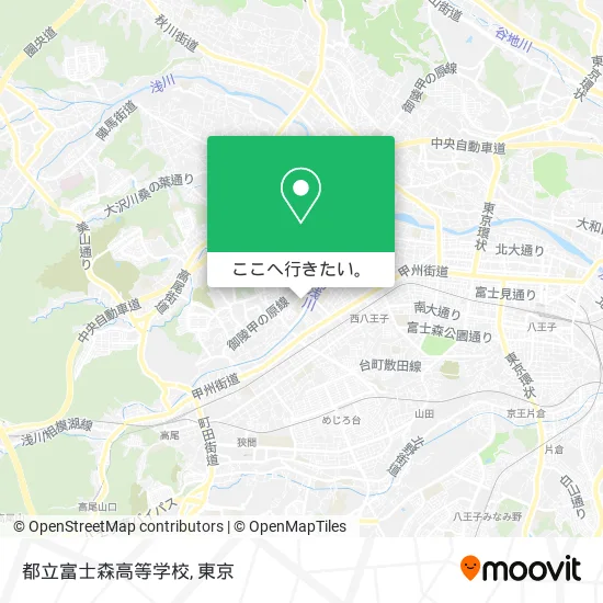 都立富士森高等学校地図