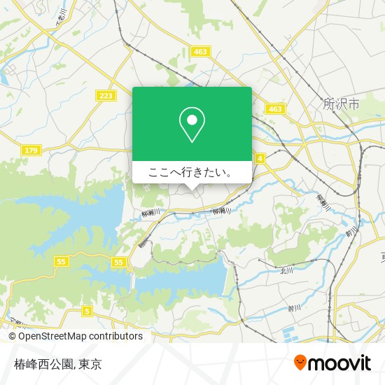 椿峰西公園地図