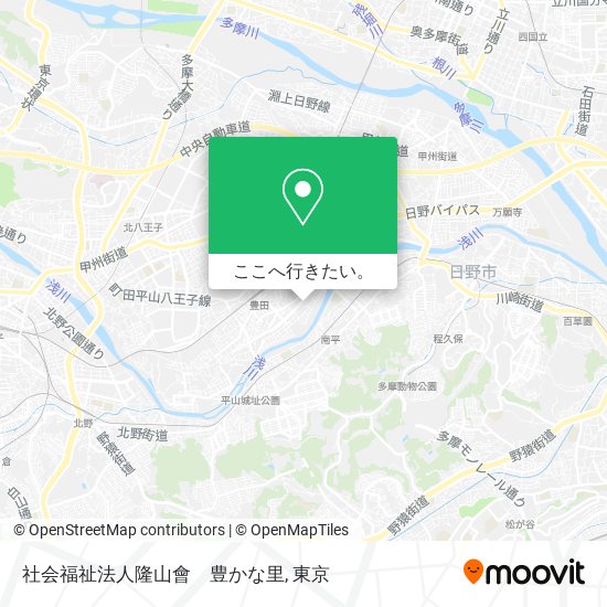 社会福祉法人隆山會　豊かな里地図