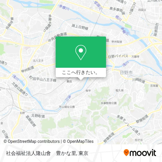 社会福祉法人隆山會　豊かな里地図