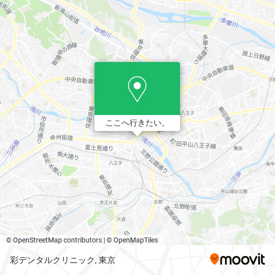 彩デンタルクリニック地図