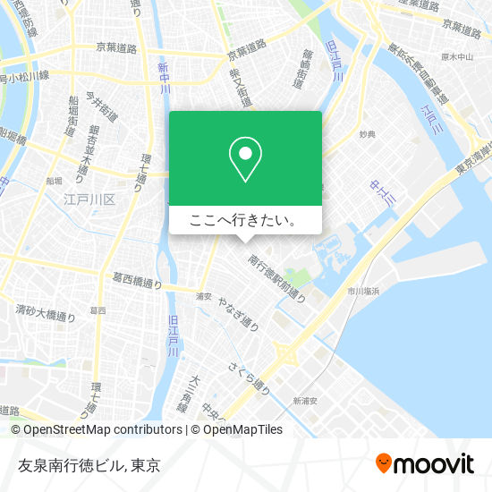 友泉南行徳ビル地図