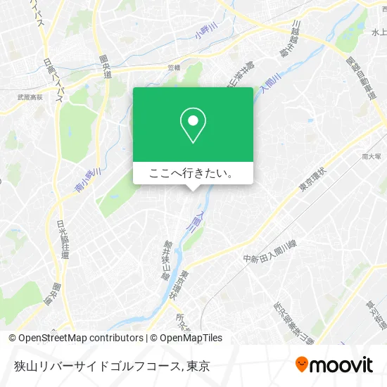 狭山リバーサイドゴルフコース地図