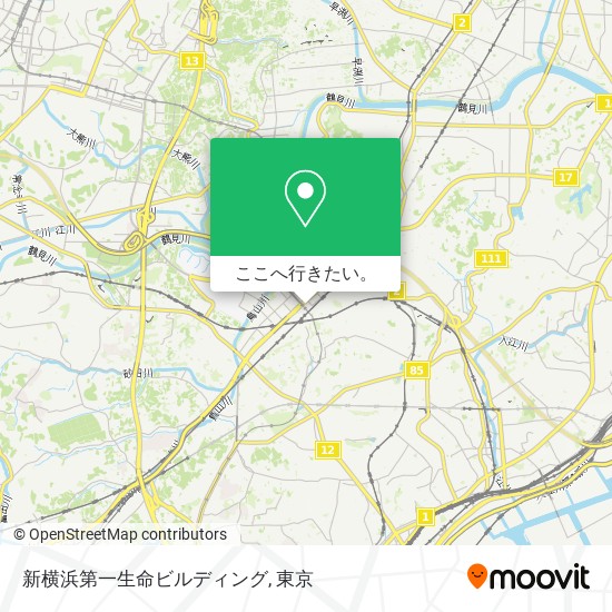 新横浜第一生命ビルディング地図
