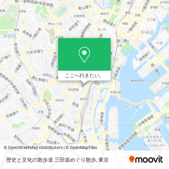 歴史と文化の散歩道 三田坂めぐり散歩地図