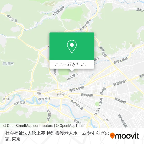 社会福祉法人吹上苑 特別養護老人ホームやすらぎの家地図