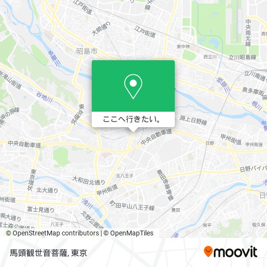 馬頭観世音菩薩地図