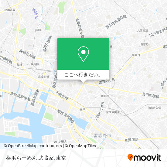 横浜らーめん 武蔵家地図