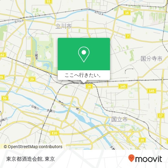 東京都酒造会館地図