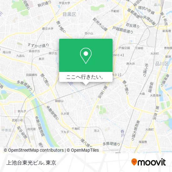 上池台東光ビル地図