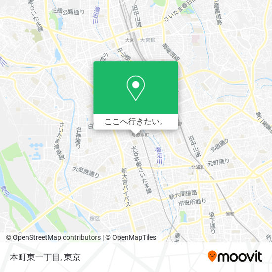 本町東一丁目地図