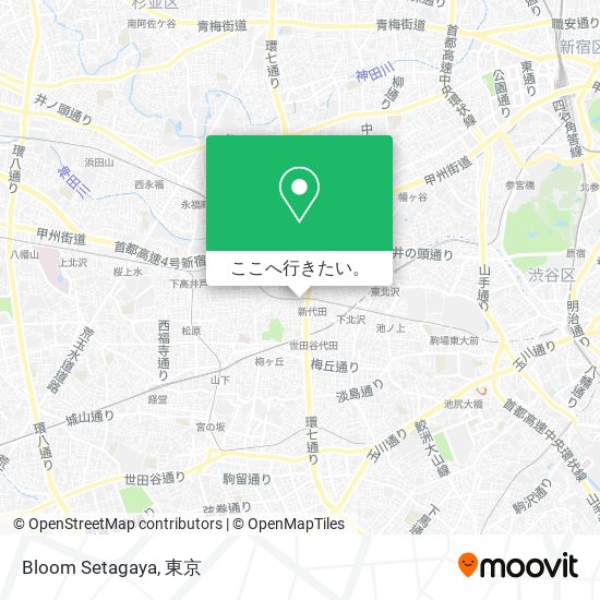 Bloom Setagaya地図