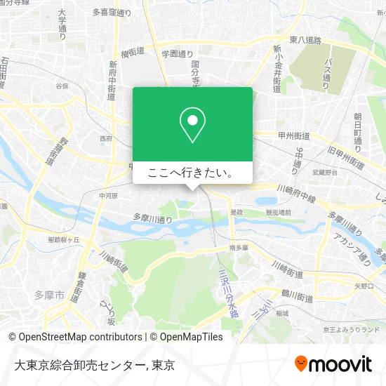 大東京綜合卸売センター地図