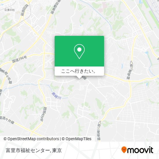 富里市福祉センター地図
