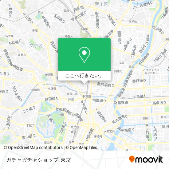 ガチャガチャショップ地図