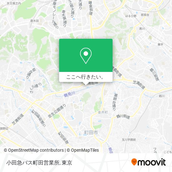 小田急バス町田営業所地図