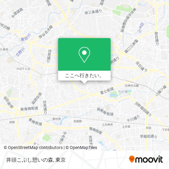 井頭こぶし憩いの森地図