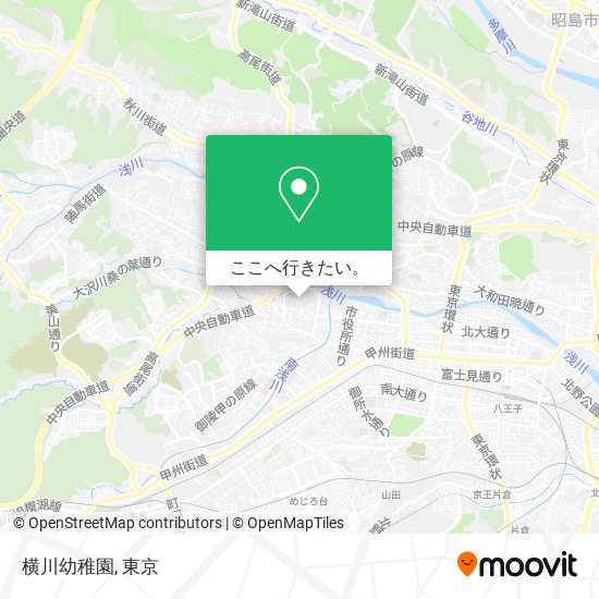 横川幼稚園地図