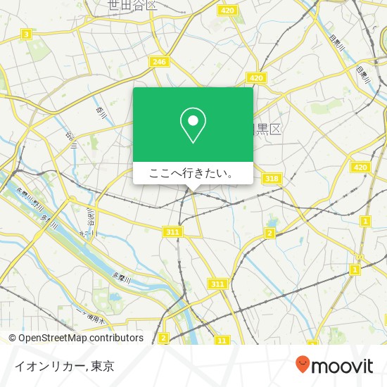 イオンリカー地図