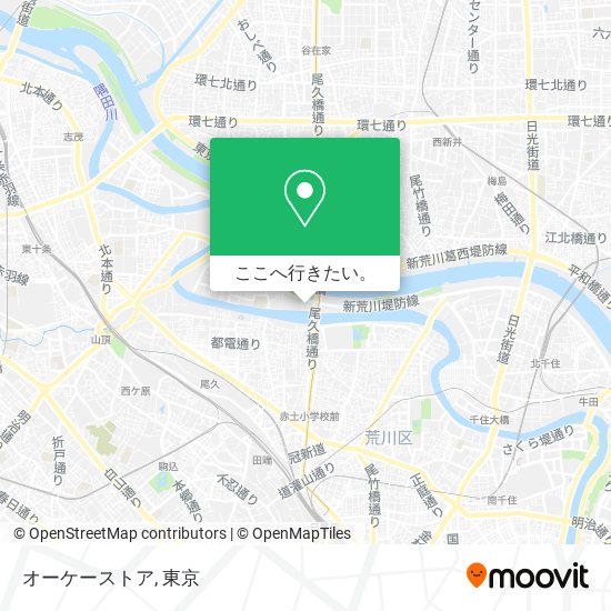 オーケーストア地図