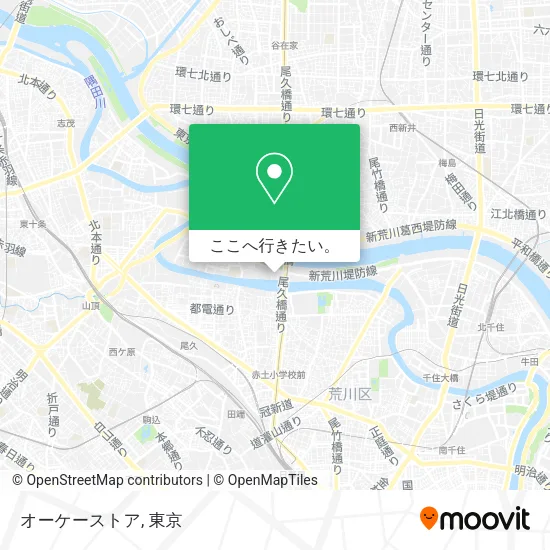 オーケーストア地図