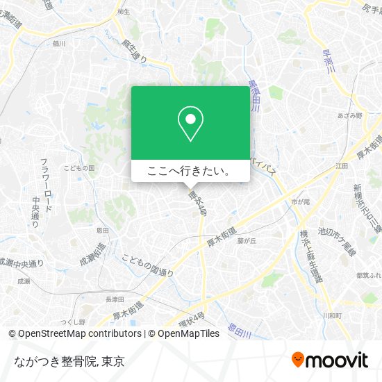 ながつき整骨院地図