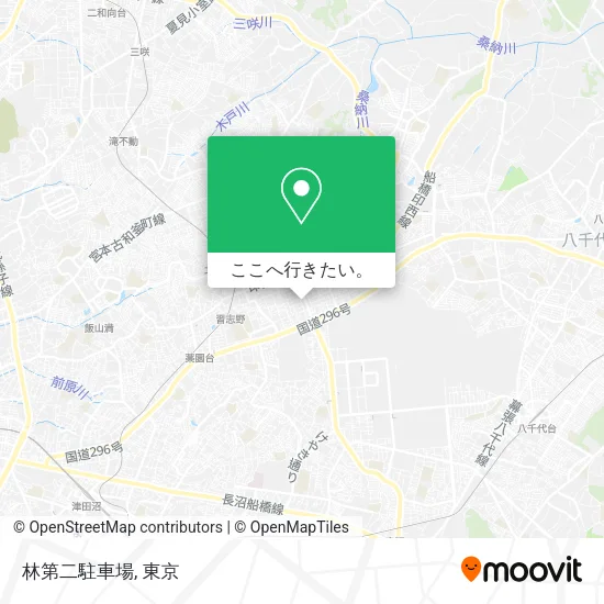 林第二駐車場地図