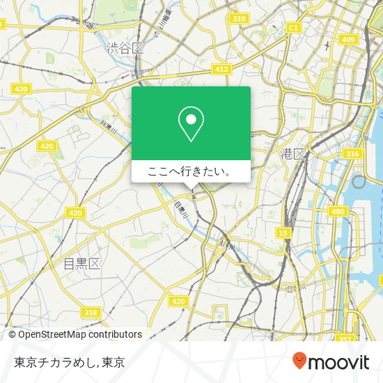 東京チカラめし地図