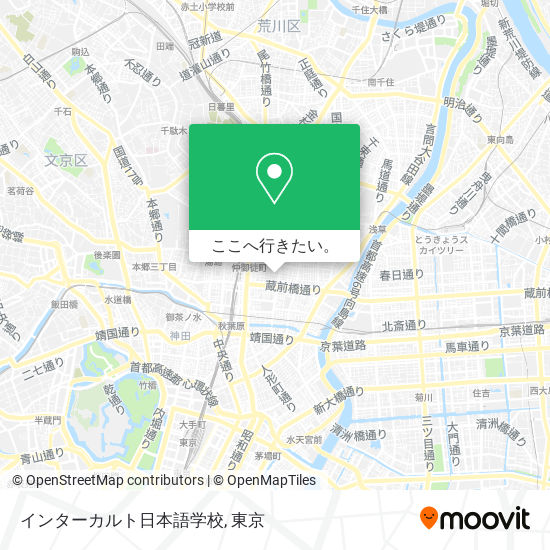 インターカルト日本語学校地図