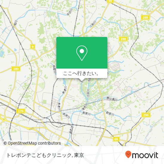 トレポンテこどもクリニック地図