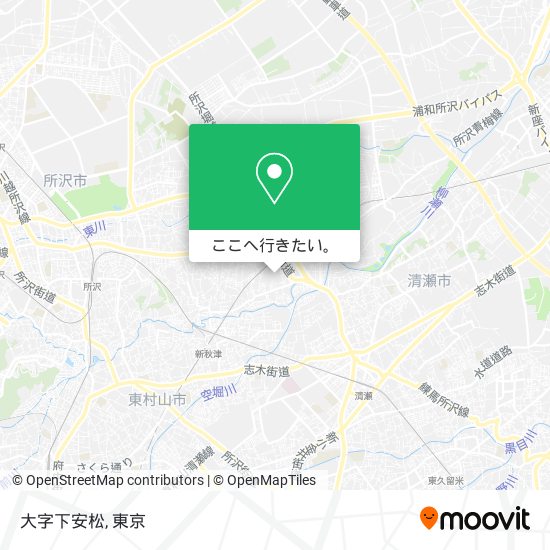 大字下安松地図